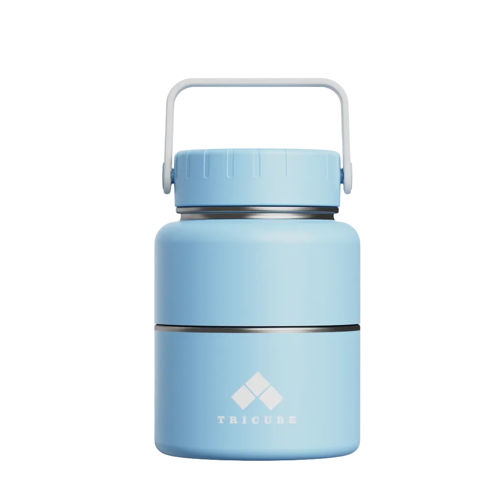 Tricube Modular Water Bottle – Glacier Blue