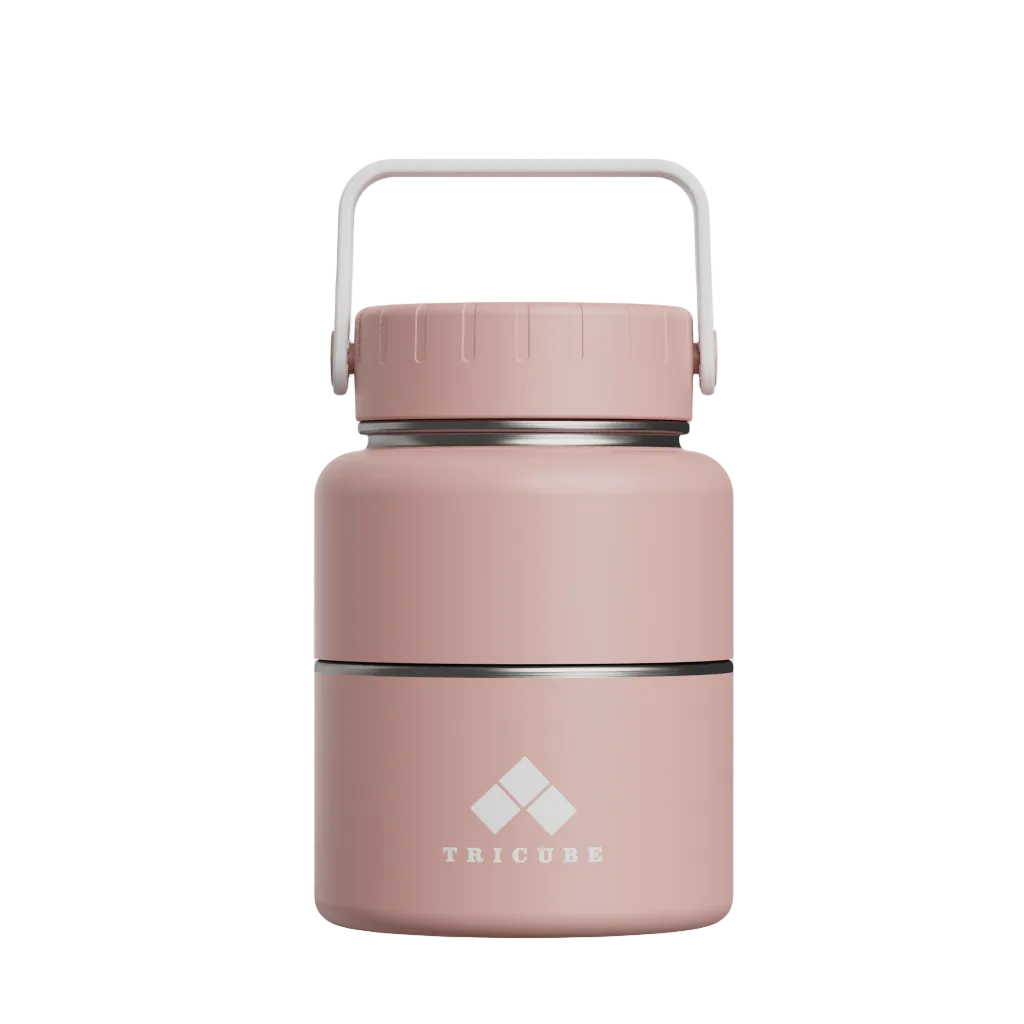 Tricube Modular Water Bottle – Dune Beige